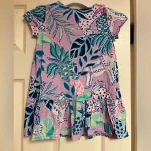 Lilly Pulitzer Pink and Blue Kids Casual Dress